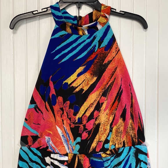 Tropical High Low New York & Co. Maxi Dress - Large - Picture 2 of 12